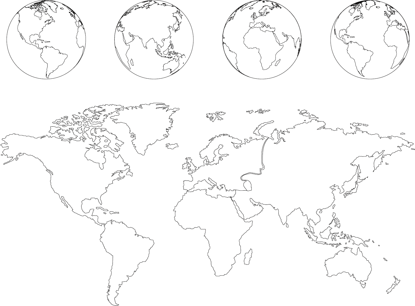 世界地図 国名入りや白地図のダウンロード Chotto About